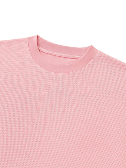 Unisex Boxy Mesh Crewneck T-Shirt