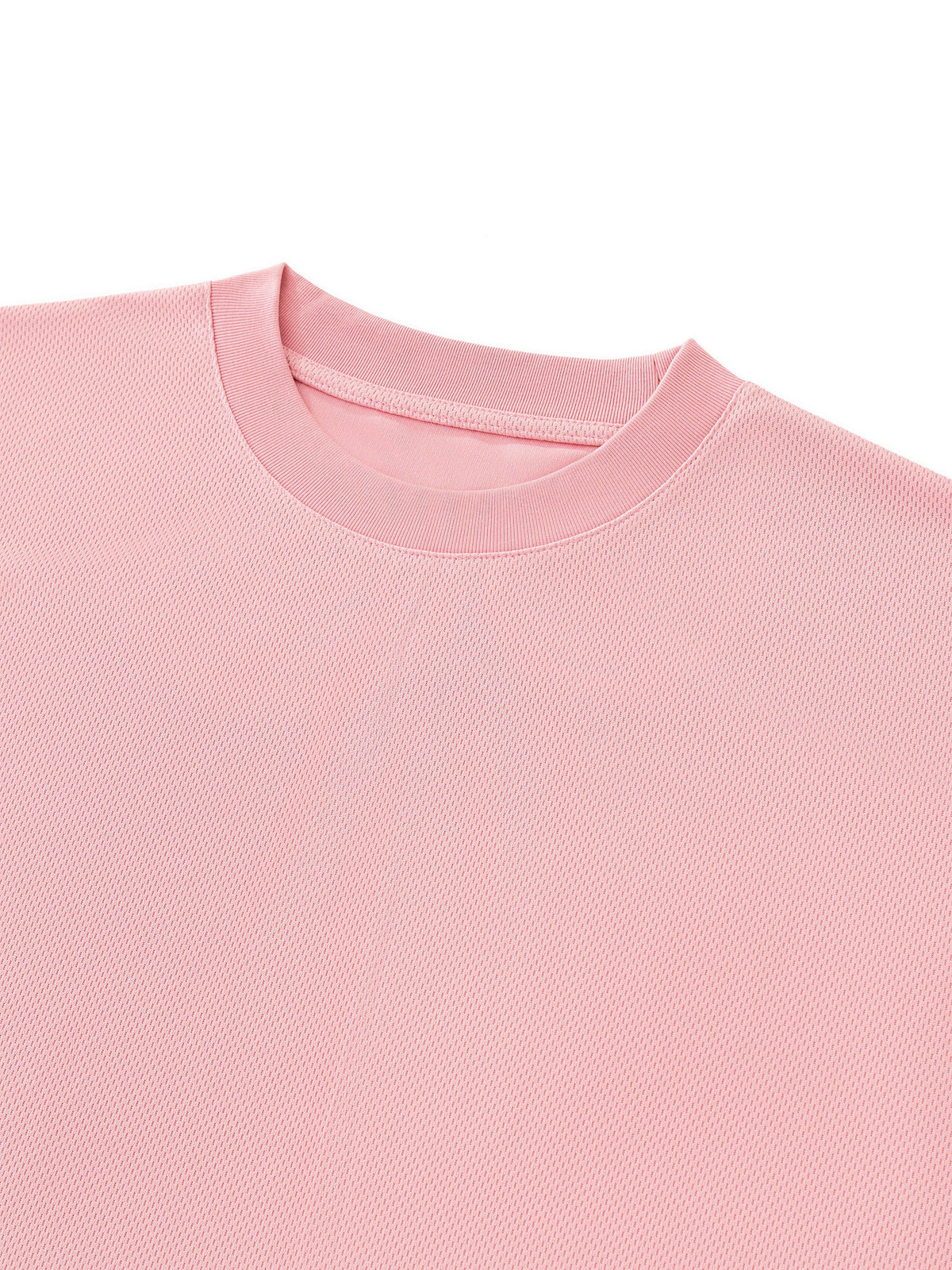 Unisex Boxy Mesh Crewneck T-Shirt
