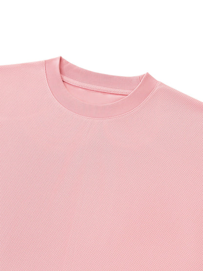 Unisex Boxy Mesh Crewneck T-Shirt