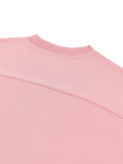 Unisex Boxy Mesh Crewneck T-Shirt