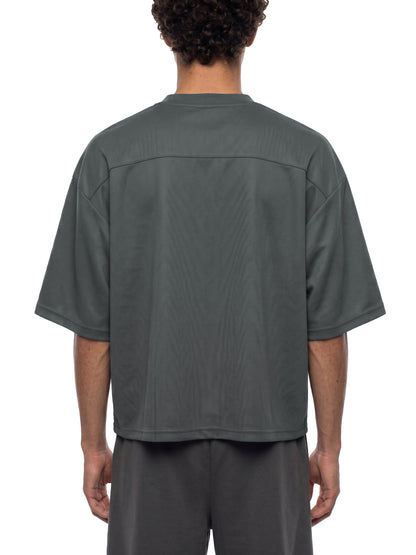 Unisex Boxy Mesh Crewneck T-Shirt