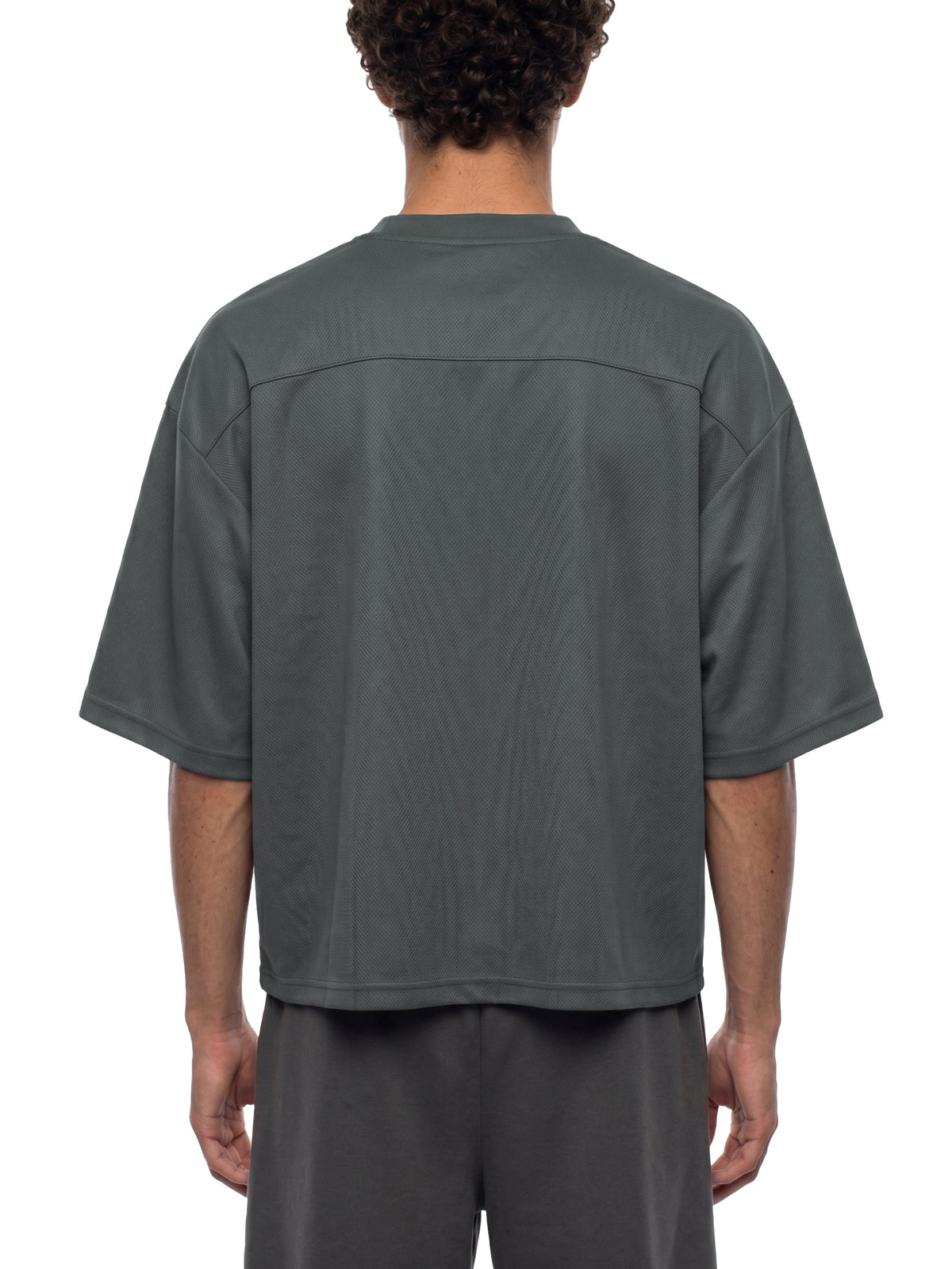 Unisex Boxy Mesh Crewneck T-Shirt