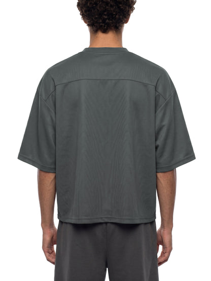 Unisex Boxy Mesh Crewneck T-Shirt