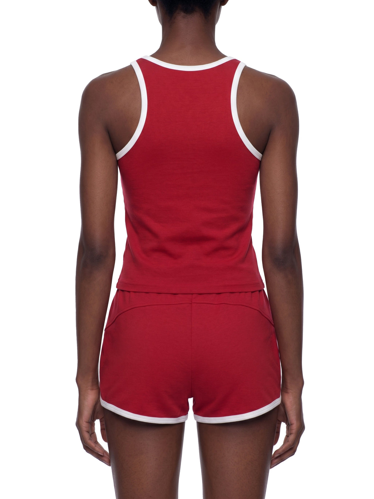 Women's Color Block Cropped Tank Top 220GSM