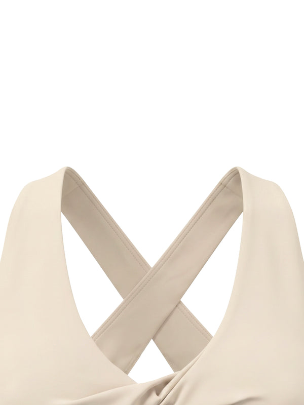 Women's Twist Front V-Neck Sports Bra