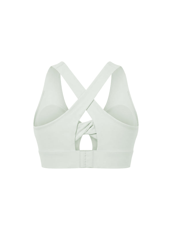 Women's Twist Front V-Neck Sports Bra