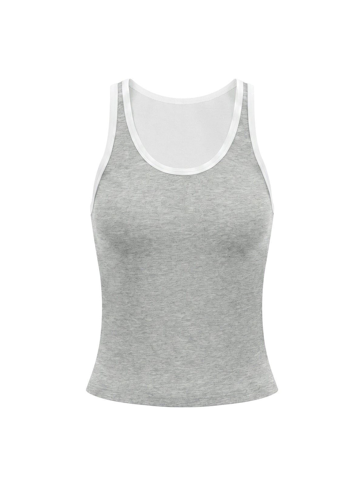 Women's Color Block Cropped Tank Top 220GSM