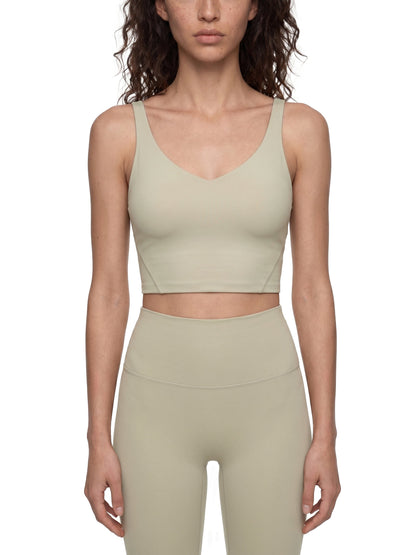 Women's V-Neck Yoga Sports Bra