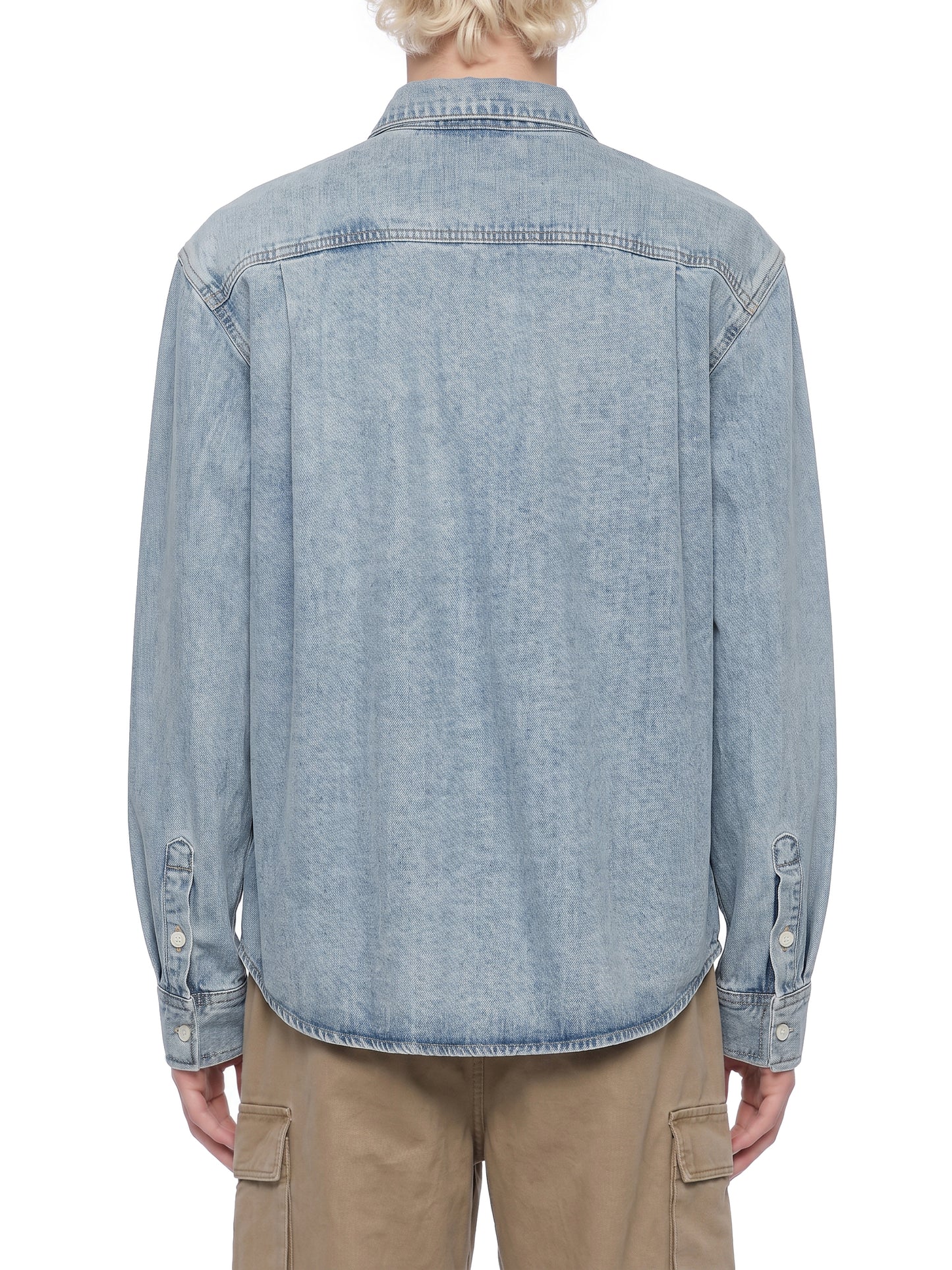 Unisex Vintage Wash Denim Shirt