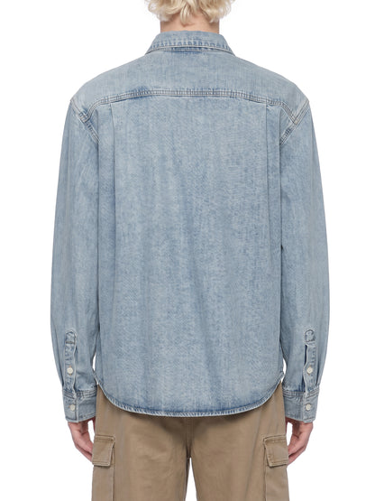 Unisex Vintage Wash Denim Shirt