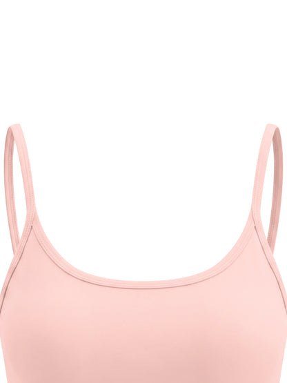 Women's Solid U-Neck Sports Bra