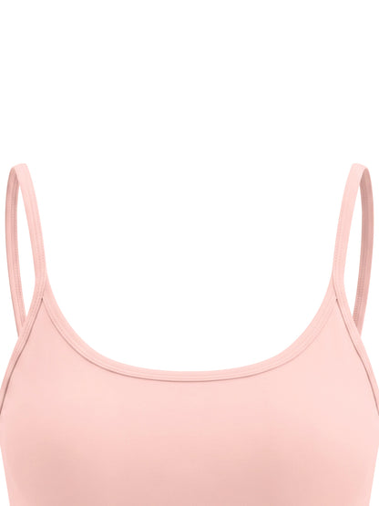 Women's Solid U-Neck Sports Bra