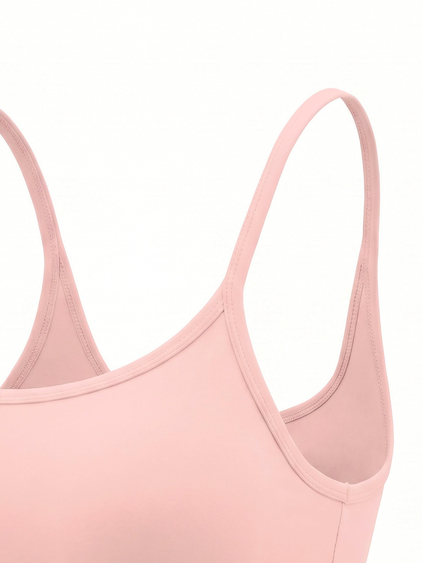 Women's Solid U-Neck Sports Bra
