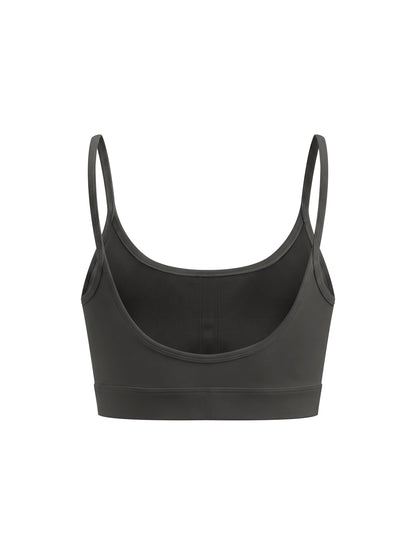 Women's Solid U-Neck Sports Bra
