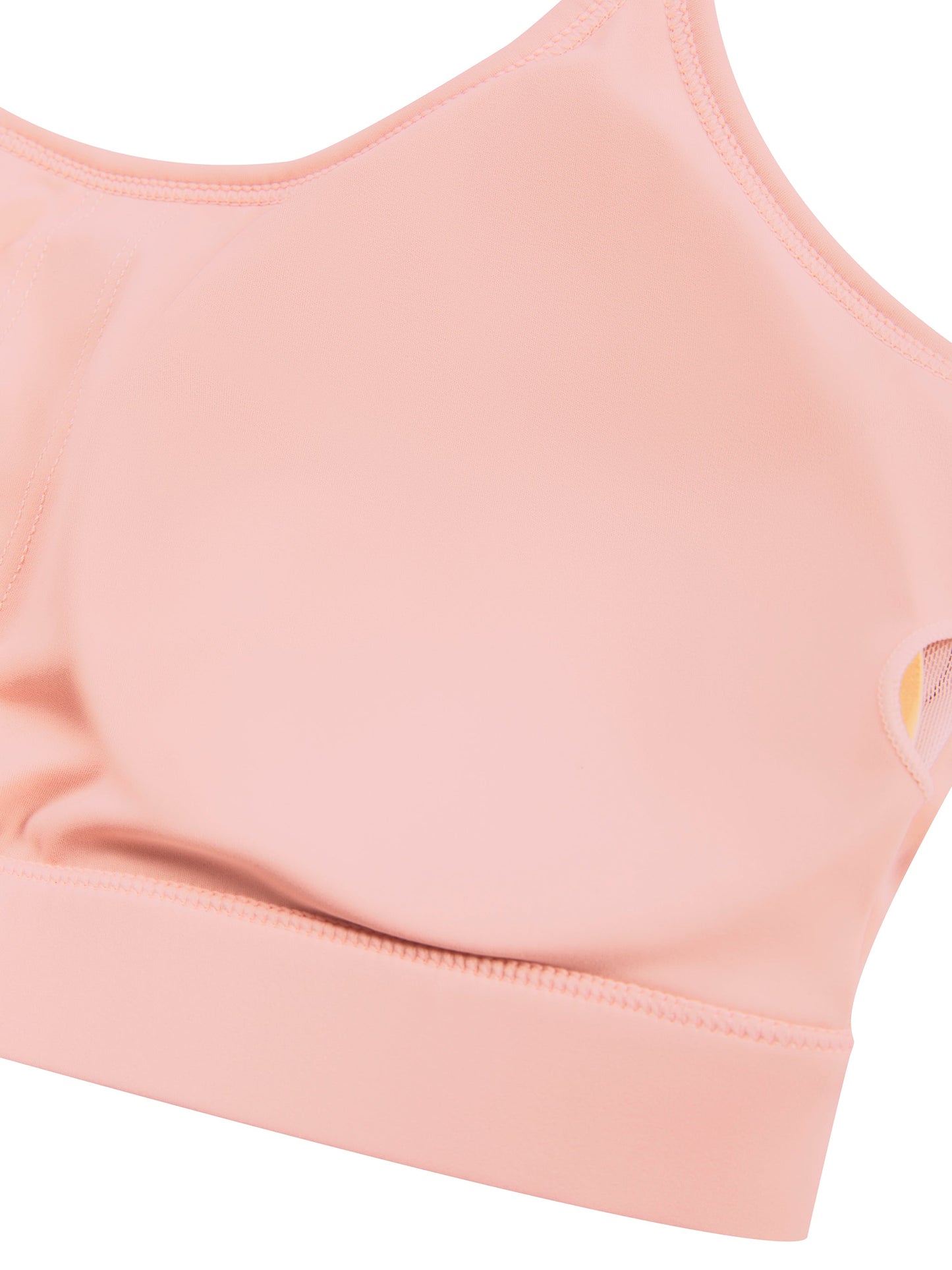 Women's Solid U-Neck Sports Bra