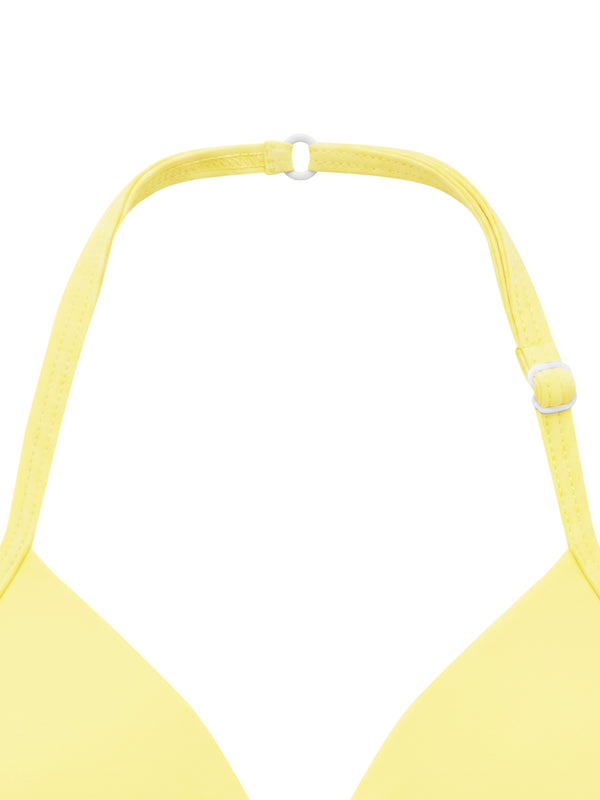 Women’s Ruched Halter-Neck Sports Bra