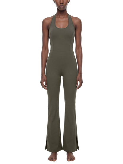 Women’s Halter Flared Jumpsuit
