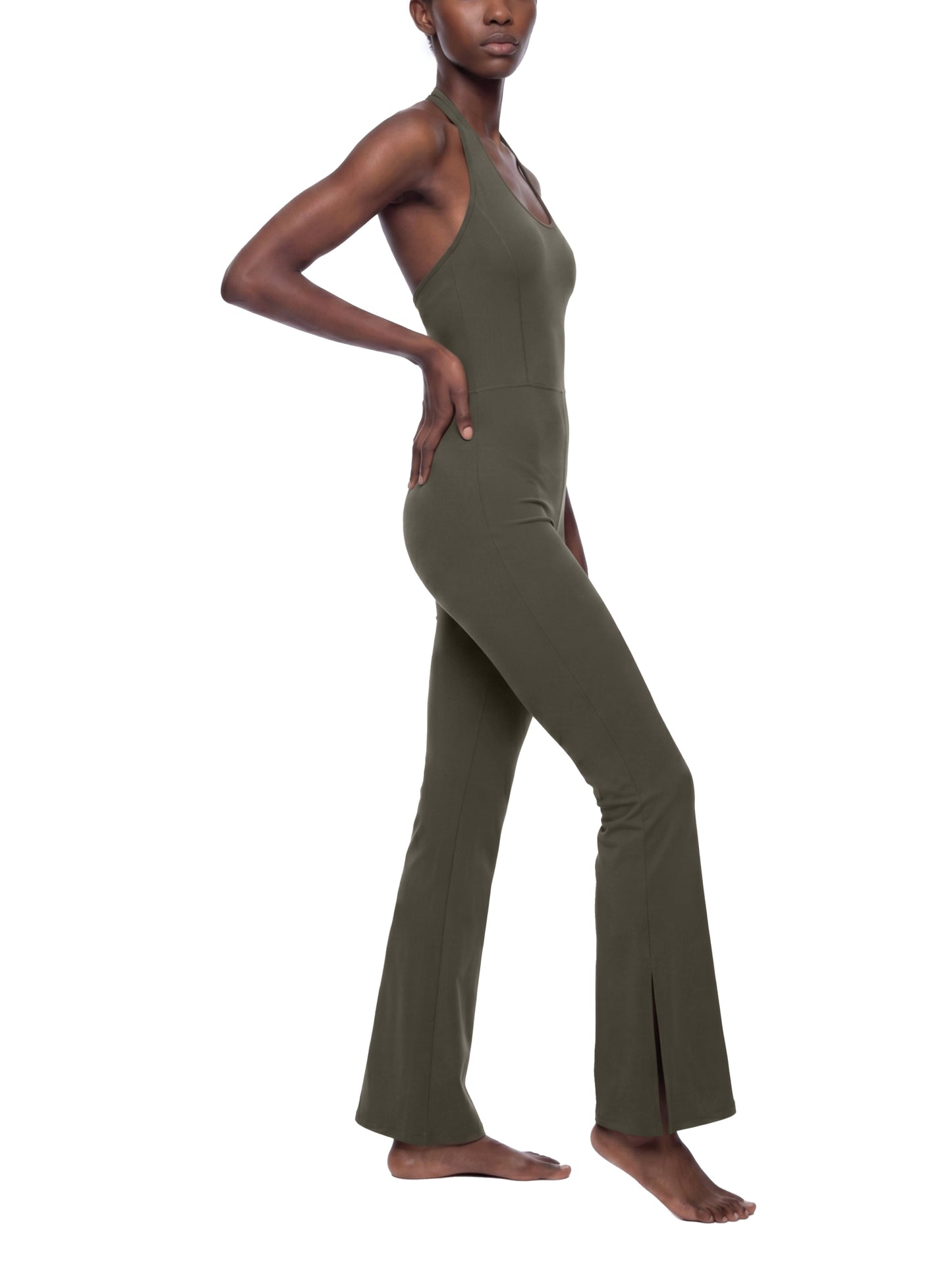 Women’s Halter Flared Jumpsuit