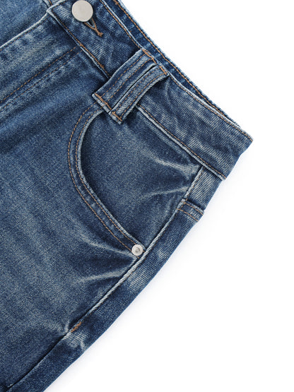 Women’s Vintage Wash Denim Skirt