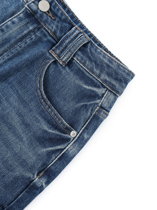 Women’s Vintage Wash Denim Skirt