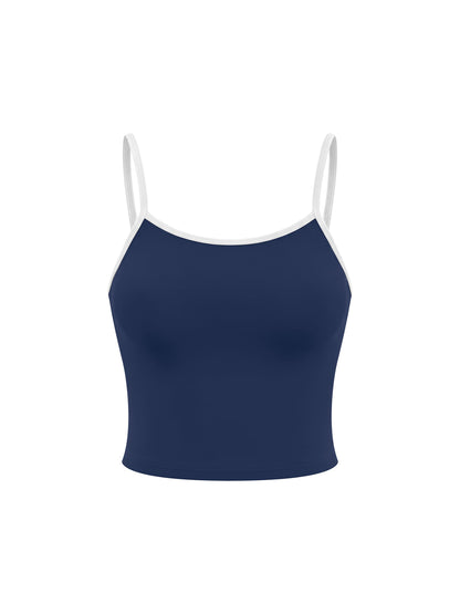 Women's Tight Color Block Yoga Tank Top