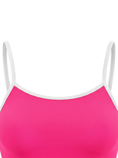 Women's Tight Color Block Yoga Tank Top