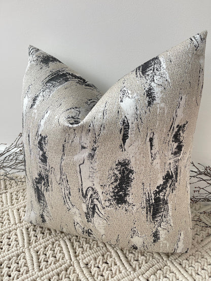 The Couture Cushion - The Black and Beige Zanella - Style No. 37