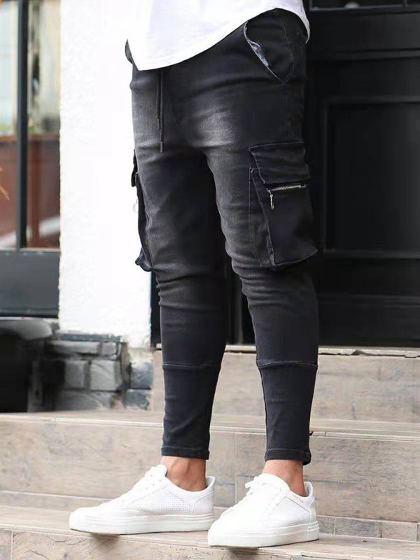 Jean cargo polyvalent tendance pour homme