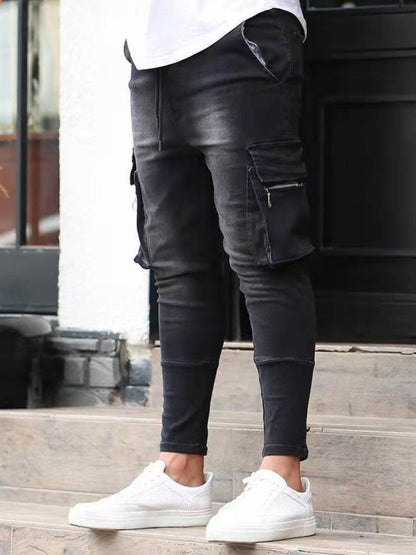 Jean cargo polyvalent tendance pour homme
