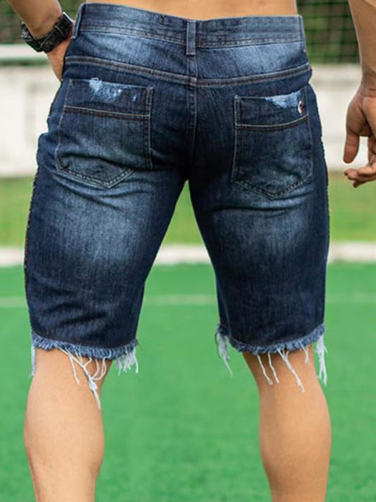 Shorts en jean déchiré pour homme Chopper