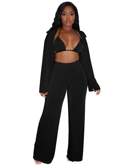 Ensemble de survêtement chaud en velours élégant pour femme