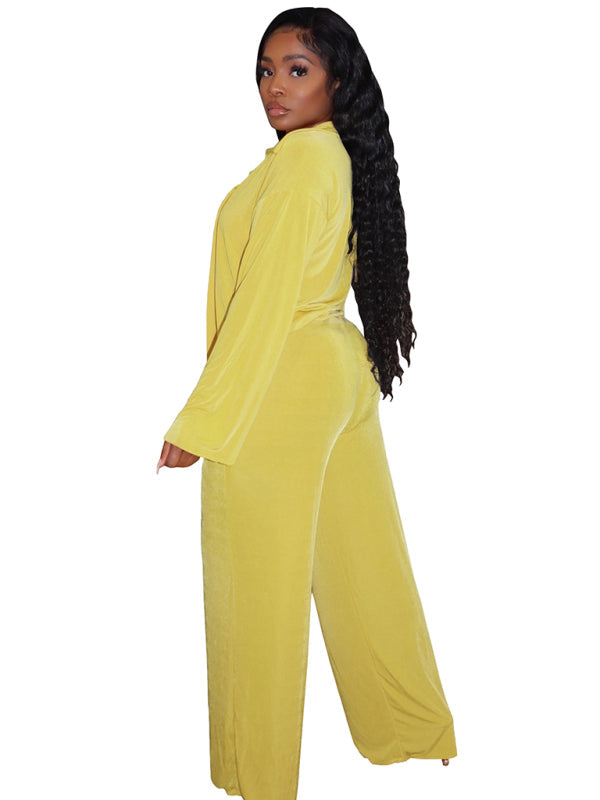 Ensemble de survêtement chaud en velours élégant pour femme
