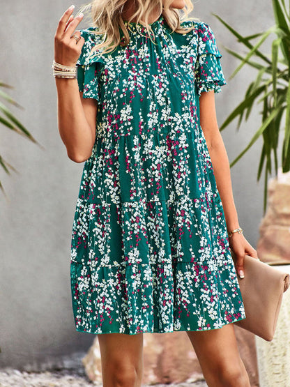 Women's Woven Printed Bohemian Dress