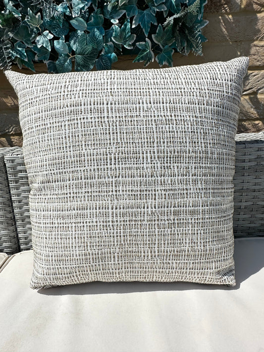 Le coussin Couture - Le Jacquard Beige Extérieur - Modèle n° 146