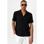 Collar Knitted Pattern Shirt