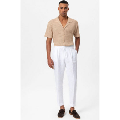 Collar Knitted Pattern Shirt