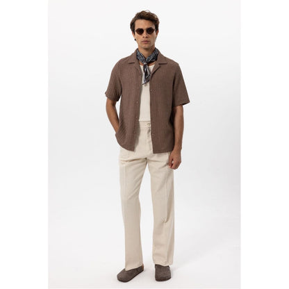 Chemise au crochet texturée
