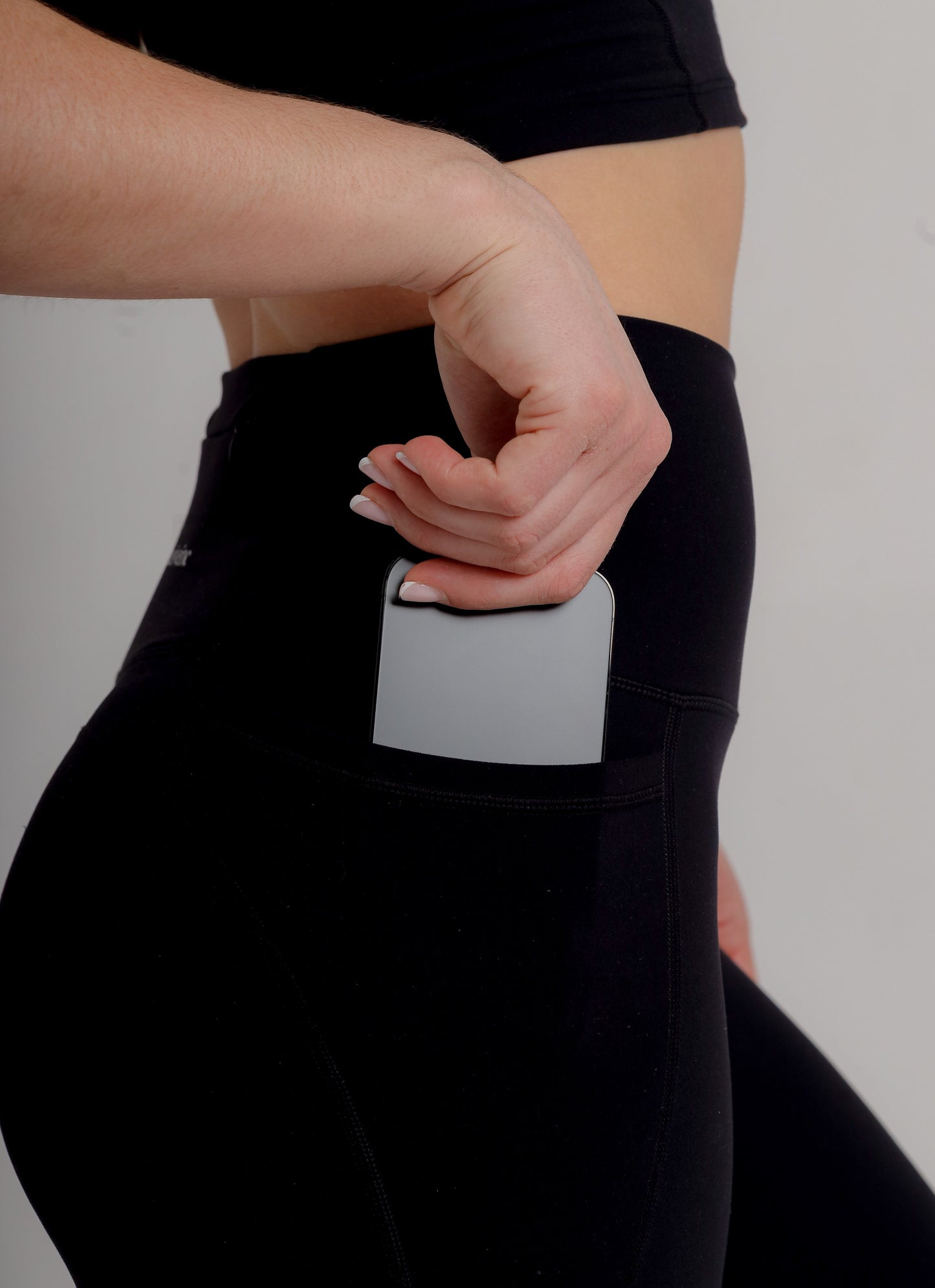 Women's Black Leggings with Pockets - High Waist Active Leggings