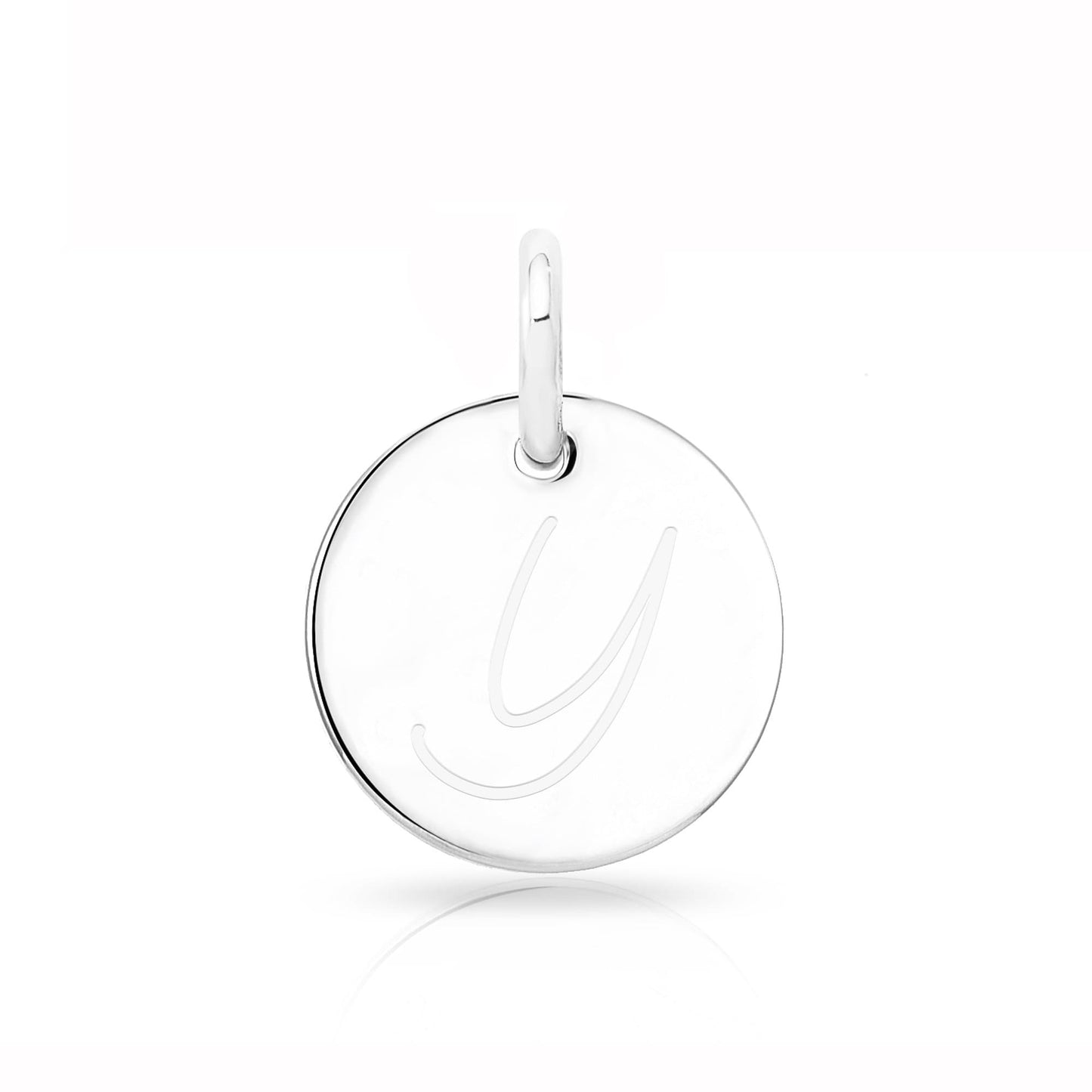 Initial Disc Necklace Charms