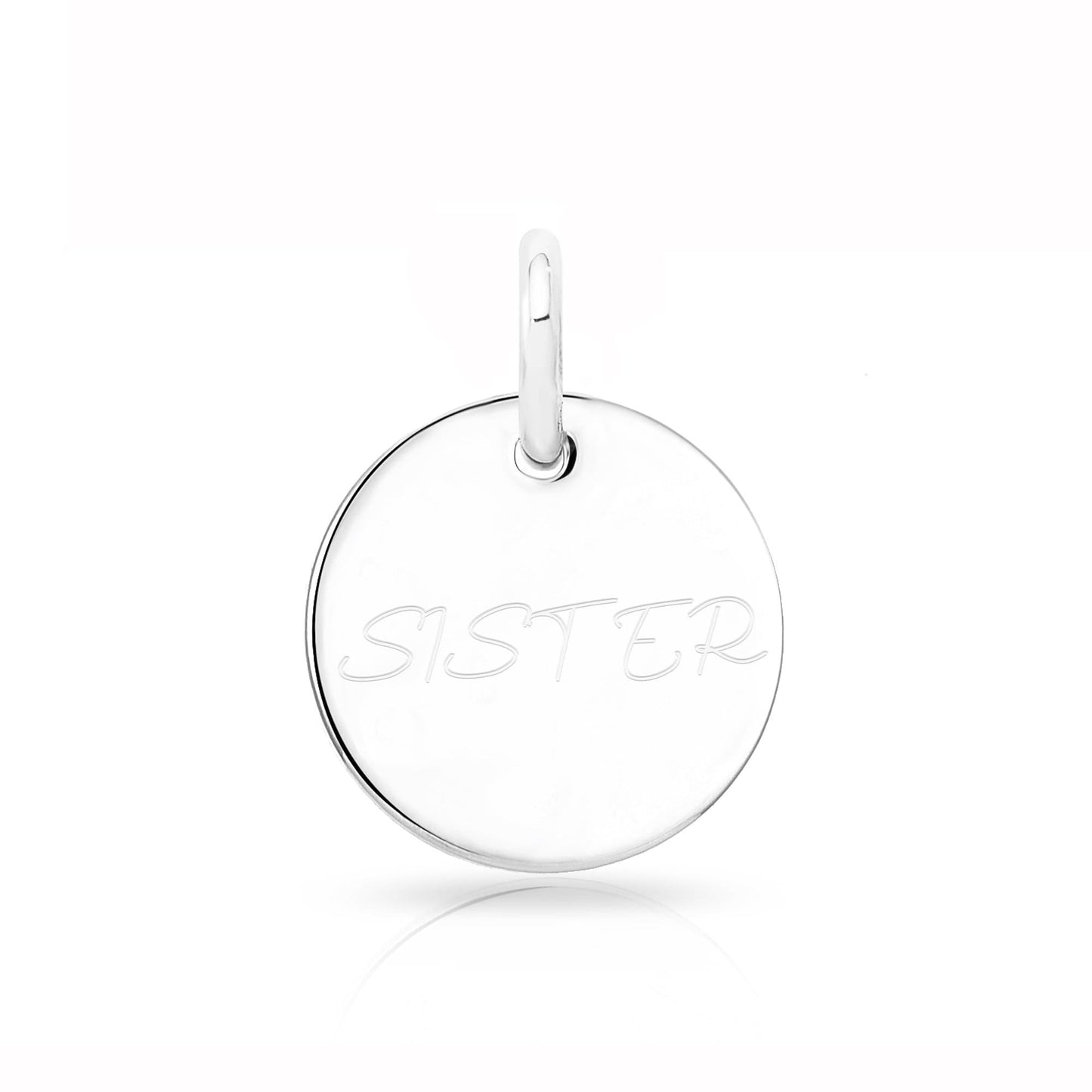 Initial Disc Necklace Charms
