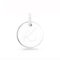 Initial Disc Necklace Charms