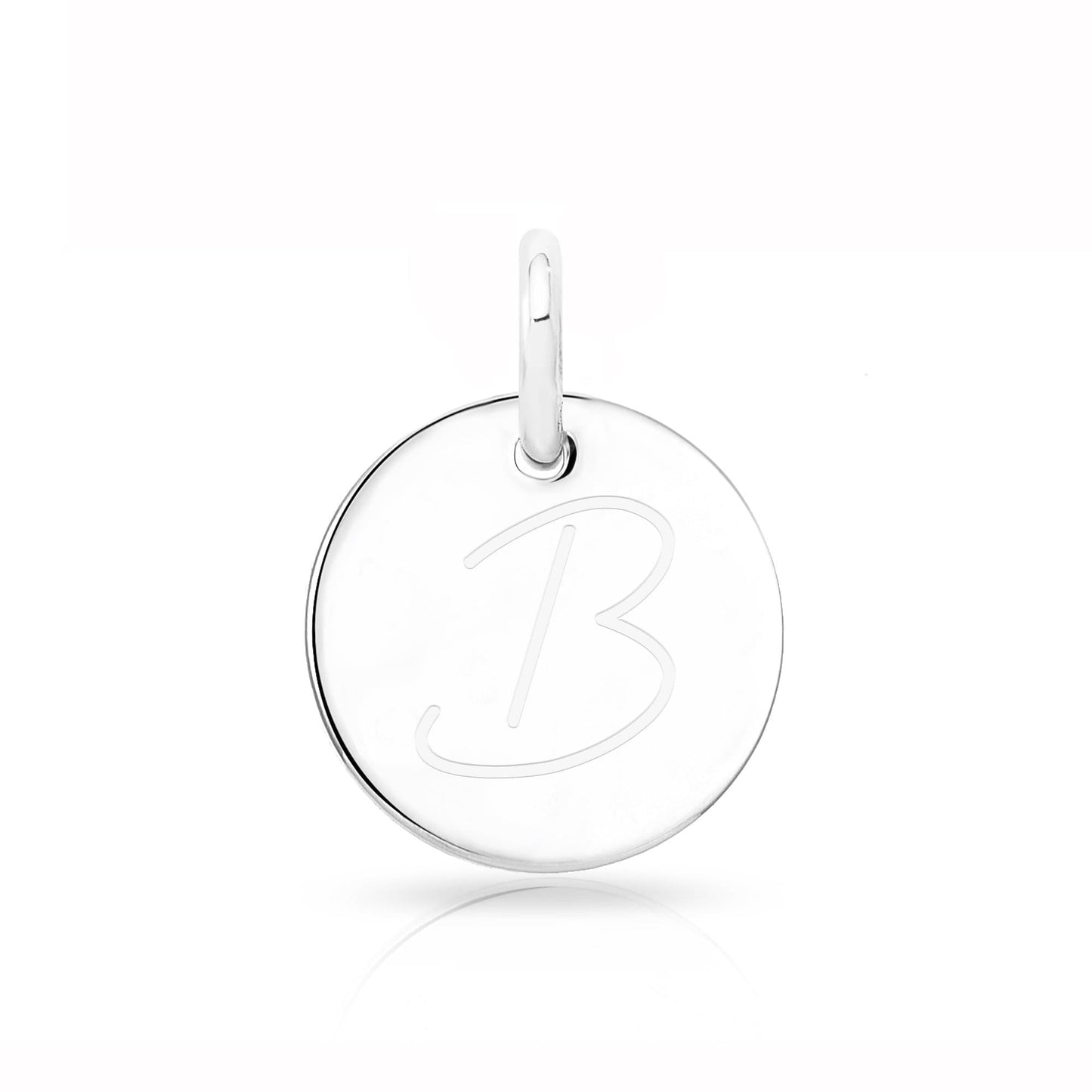 Initial Disc Necklace Charms