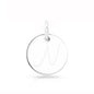 Initial Disc Necklace Charms