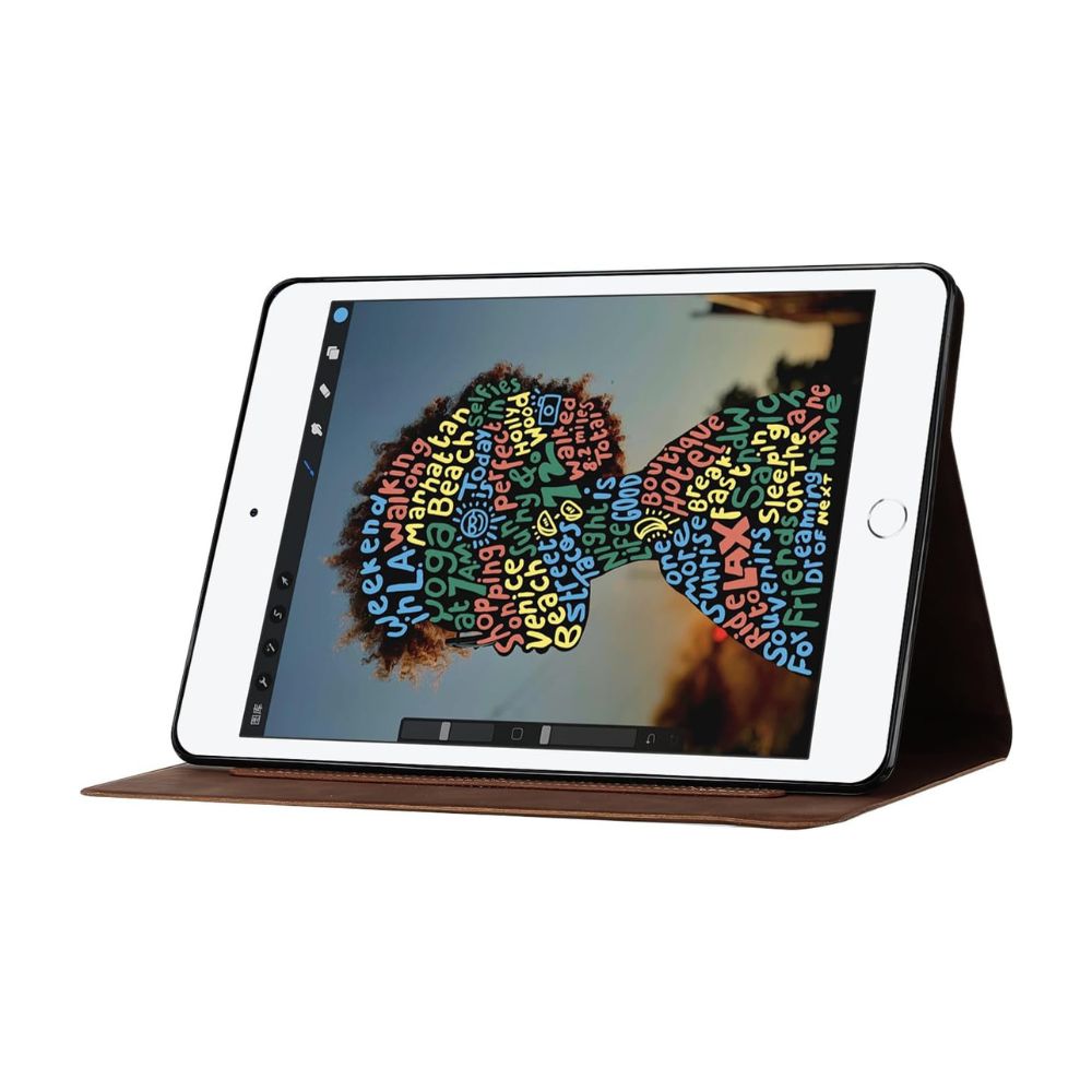 Étui portefeuille en cuir avec fermeture magnétique pour iPad 10,2"/Air/Pro 10,5