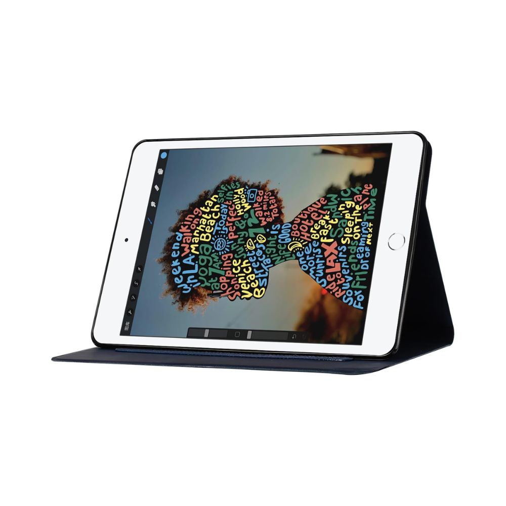 Étui portefeuille en cuir avec fermeture magnétique pour iPad 10,2"/Air/Pro 10,5