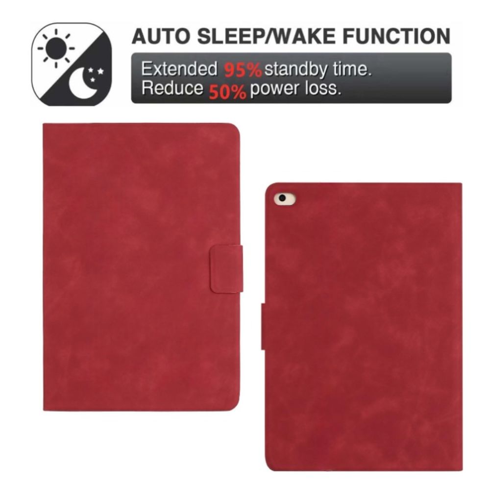 Étui portefeuille en cuir avec fermeture magnétique pour iPad 10,2"/Air/Pro 10,5