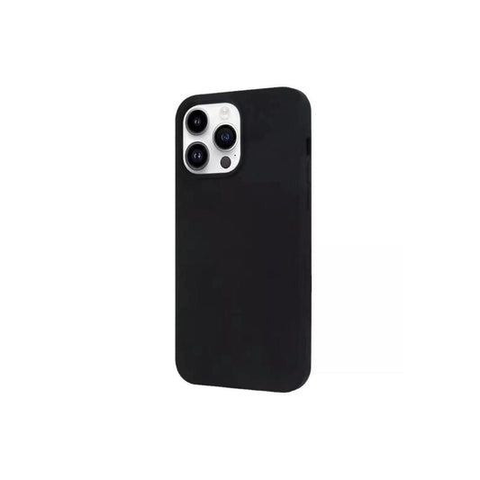 Coque de protection en gel de silicone noire pour iPhone