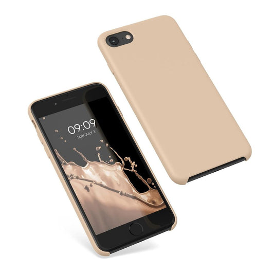 iPhone 7/8/SE Beige Silicon Case