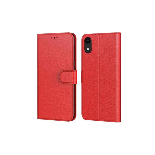 Étui portefeuille en cuir à rabat pour iPhone X / XS / XR / XS Max
