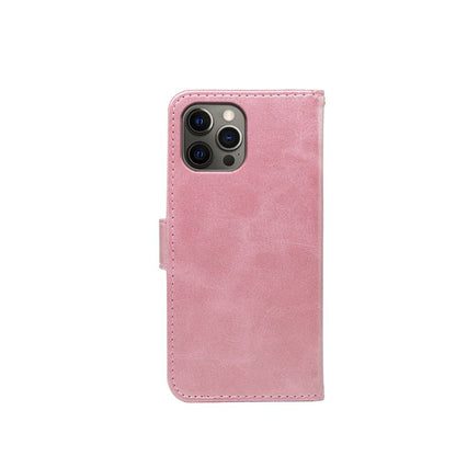 Étui portefeuille à rabat en cuir pour iPhone 14